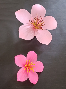 丝网花桃花美陈装饰舞台道具花艺