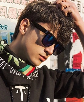 奔跑吧兄弟同款反光个性太阳眼镜