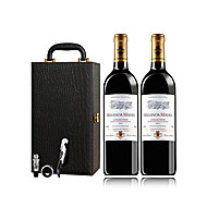 法国进口葡萄酒红酒干红双支礼盒2支装