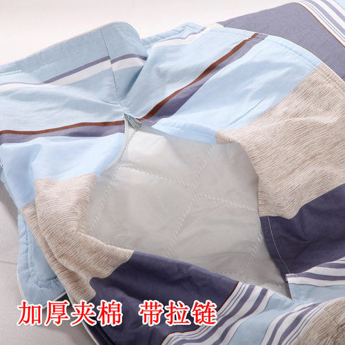 一对加厚枕套单人成人全棉夹棉纯棉枕头套适用于45*70CM枕头 - 图1