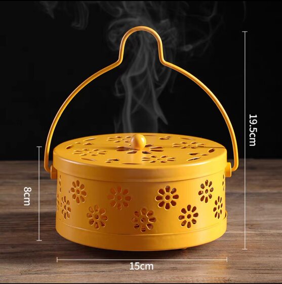 Iron mosquito-repellent incense tray household artifact mosquito-repellent incense rack fireproof belt