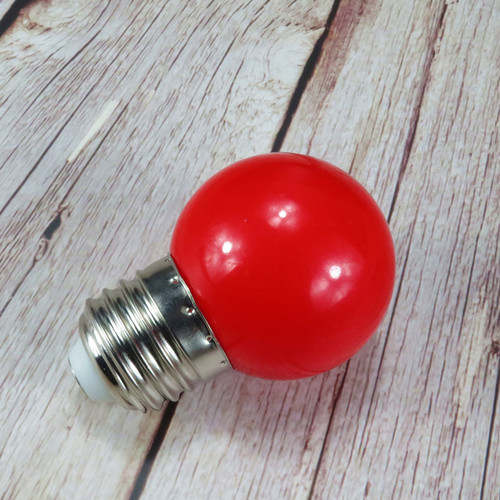 红色灯泡LED灯笼婚庆红灯气氛布景暗室长明灯螺口B22神龛小红供灯 - 图0