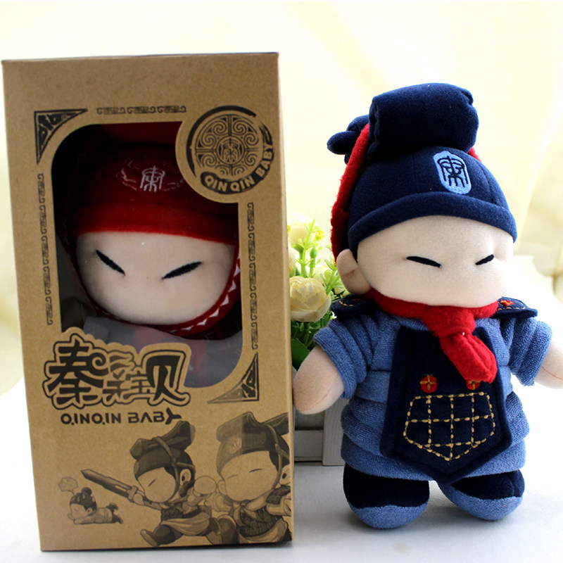 西安旅游纪念品礼物秦亲宝贝兵马俑摆件公仔特色伴手玩具文创礼品