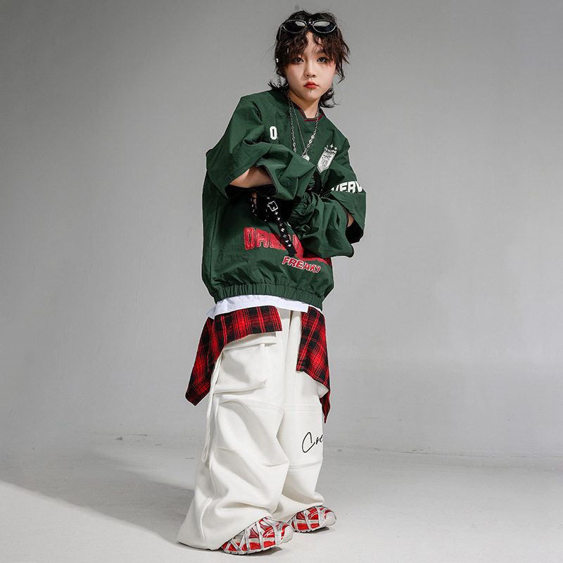 街舞儿童潮服嘻哈套装男童卫衣工装裤屁帘少儿hiphop演出服女孩子,淘宝优惠券,粉丝福利购,淘宝优惠卷