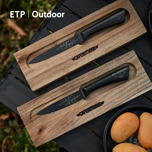 Дорожная складная портативная разделочная доска из натурального дерева из нержавеющей стали, посуда для кемпинга, кухонная утварь