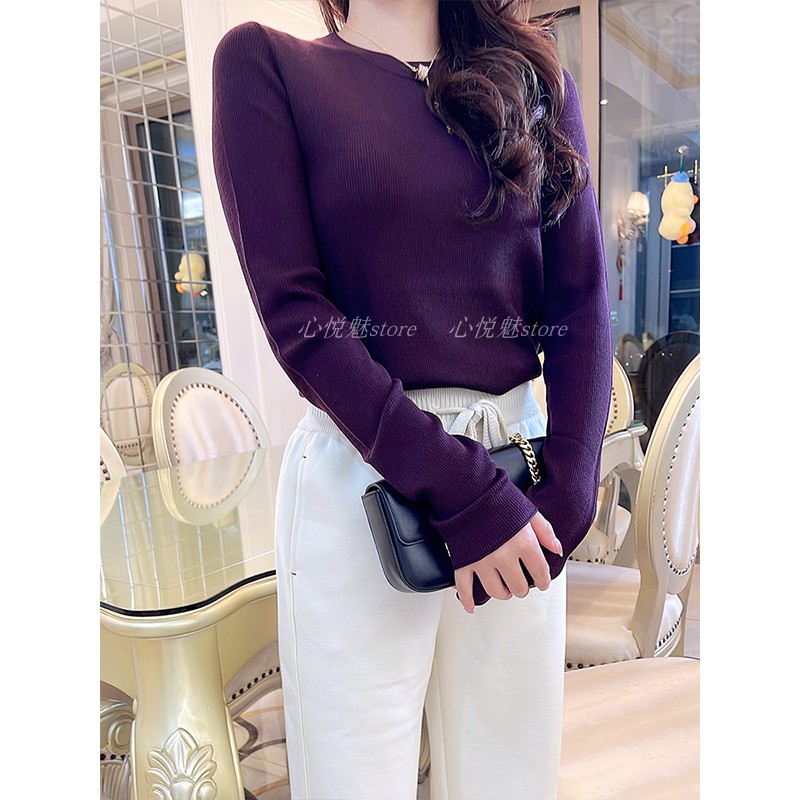 J家 24秋冬新18针坑条美丽奴羊毛简约圆领纯色百搭针织打底76201,淘宝优惠券,粉丝福利购,淘宝优惠卷