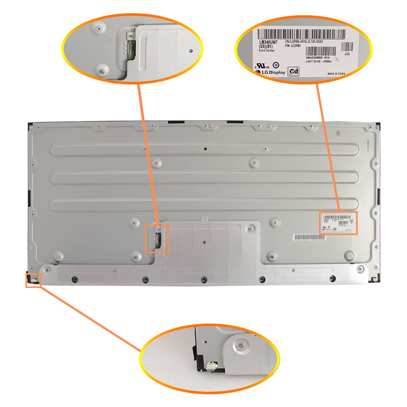 戴尔P3421W显示器原装屏幕 LM340UW7-SSB1 A1 LG全新原厂液晶屏 - 图3