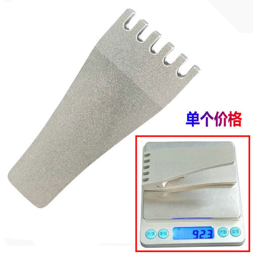 羽毛球拍六齿加宽飞夹加大力手工拉线配件线夹网线穿线机工具夹子 - 图0