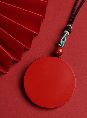 董易林吉祥物朱砂扭转乾坤项链