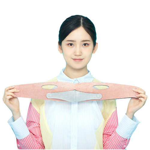 日本瘦脸绷带脸部提拉紧致神器法令纹下垂V脸面罩双下巴睡眠全脸 - 图3