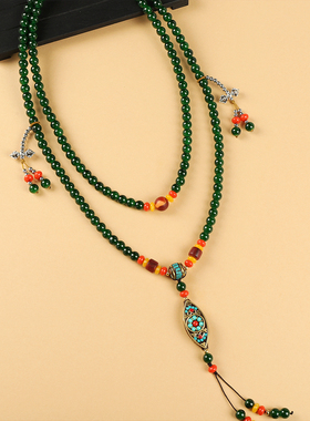 新中式复古藏式背背项链斜挎链