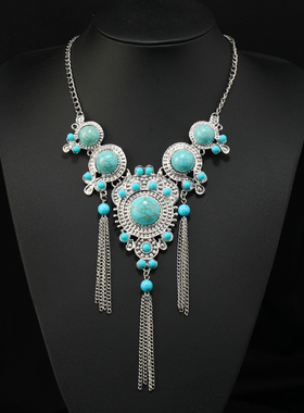 复古民族风藏式项链女异域配饰