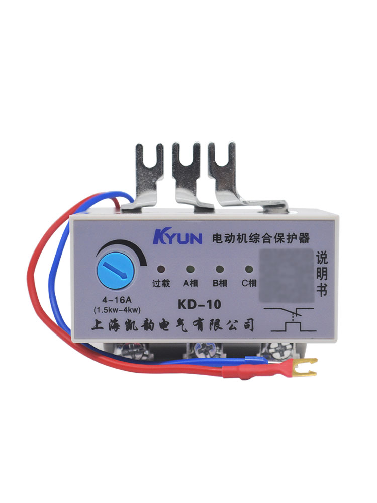 电动机智能保护器4KW 7.5KW 11KW缺相过载热继电器KD-10三相380V-图1