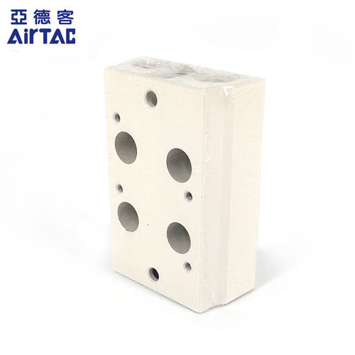 亚德客电磁阀底座3V100M/200M-2F/3F/4F/5F/6F/7F/8F/10F汇流排 - 图2