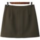 Women's spring and summer A-line fashionable and versatile short skirt