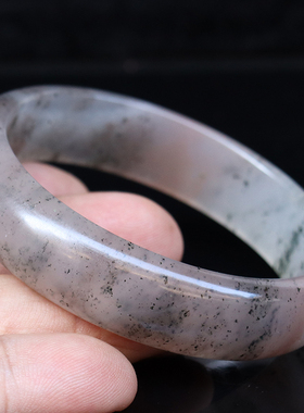 天然玉石桂林鸡血玉石手镯贵妃料上朗料59*16*7mm47g玉化款