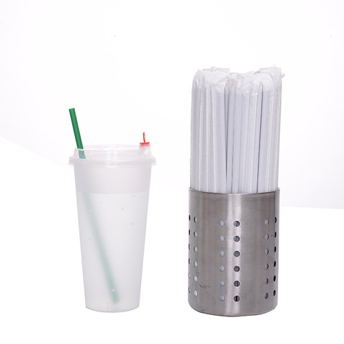一次性加长耐高温珍珠奶茶细尖果汁硬吸管独立纸包装咖啡饮料吸管 - 图3