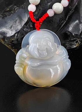 佛公吊坠项链玛瑙玉髓