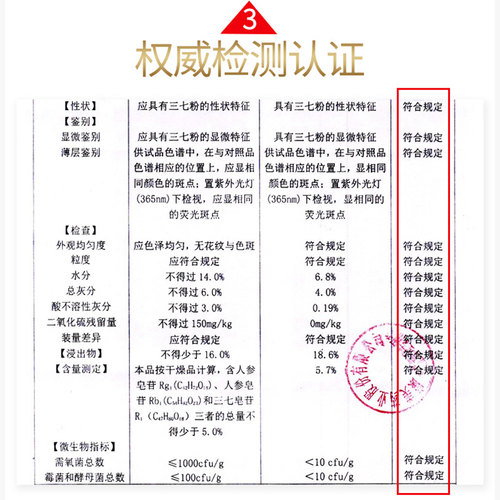 康美 三七粉 88g/瓶 官方正品旗舰店云南文山三七田七细粉中药材 - 图2