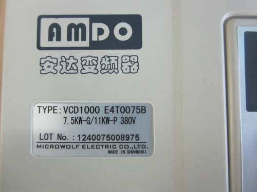 安达变频器维修 VCD1000 E4T0075B 7.5KW-G 11KW-P 东莞维修中心 - 图0