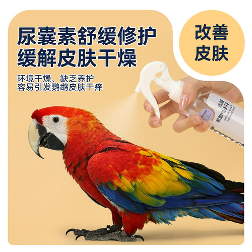 鹦鹉博士鹦鹉羽毛体外驱虫洗澡杀虫除菌羽虱螨虫啄羽咬毛喷雾喷剂 - 图1