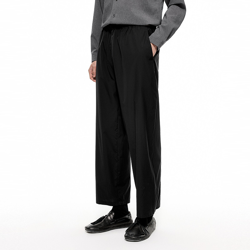 [黑支线]速写男装春夏新款男士裤子宽松