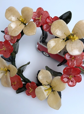 玉石工艺头饰电视墙高档礼品摆件