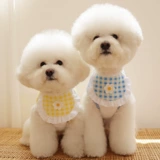 Брендовый милый нагрудник в форме цветка, слюнявчик, шарф