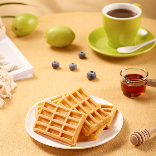 华美华夫饼原味香草芝士网红蛋糕营养早餐下午茶食品零食1000g - 图0