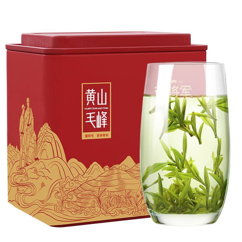 徽将军2024新茶安徽特级黄山毛峰明前嫩芽高山毛尖绿茶茶叶100g-图3