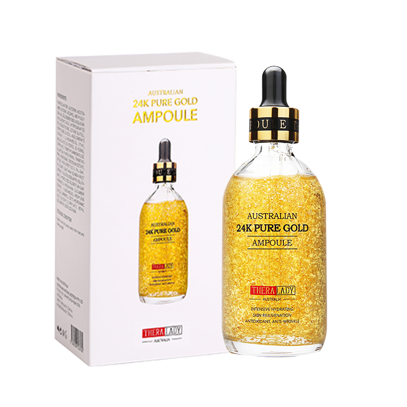 澳洲THERALADY黄金面部精华液100ml 24k PURE GOLD AMPOULE大金瓶 - 图3