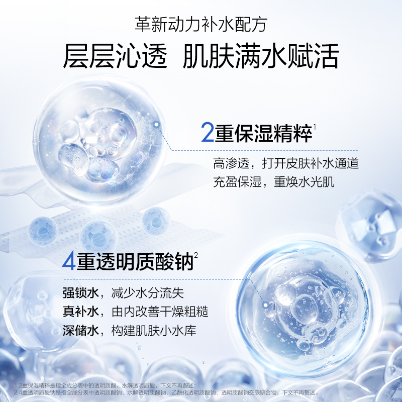 欧诗漫玻尿酸沁润修护面膜补水保湿提亮贴片水润冷敷贴急救护肤品 - 图1