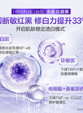 【下拉享优惠】欧诗漫第三代安心小白管修护美白精华温和敏感肌肤