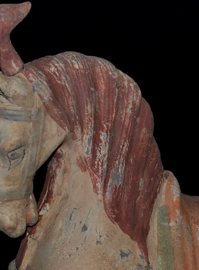 彩绘陶瓷摆件古玩