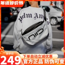 NIID STATEMENT SKEW SATCHEL Male Tide Card Sport Large Capacity Satchel Leisure Chest Bag Single Shoulder Bag for men S4