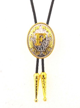 金银圆牌字母欧美风长项链新品