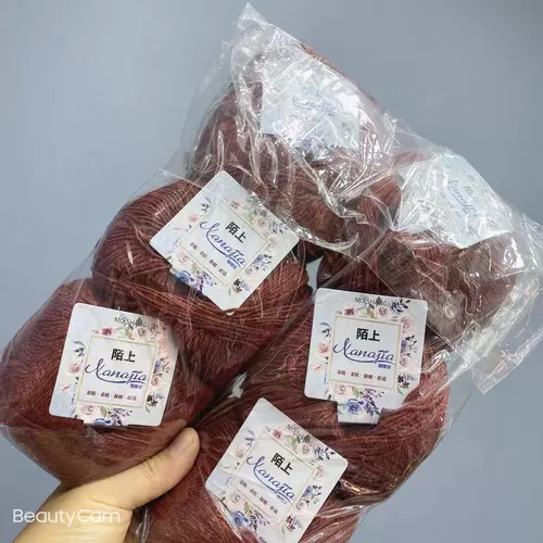 Little Xin Nana Mo Bycolic Wrief с шерстяной и кашемировой нитью мягкая и удобная без пирсинга вживую взрывную модель N20