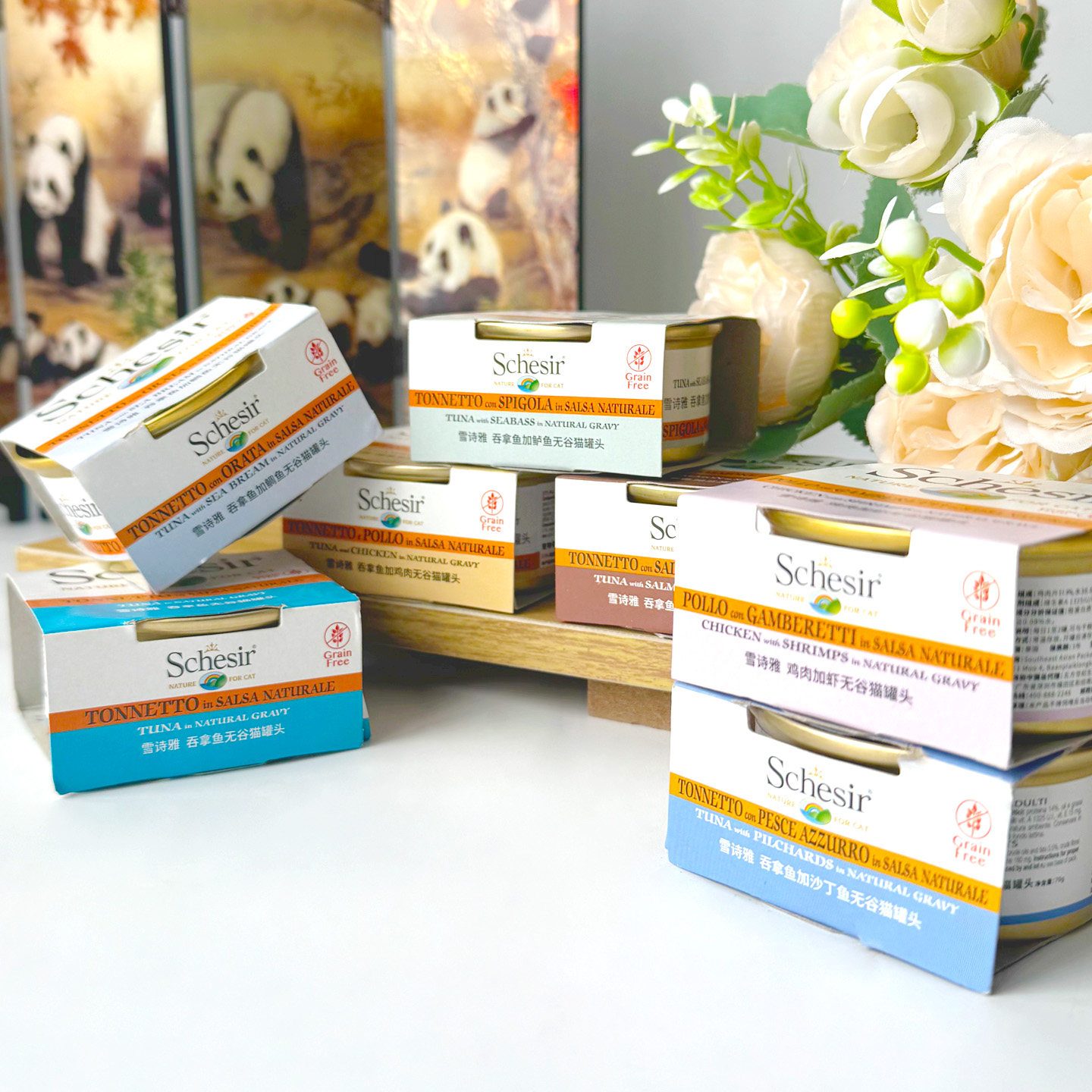 Schesir雪诗雅进口无谷猫罐头营养猫罐头成幼猫零食搭配主食24罐,淘宝优惠券,粉丝福利购,淘宝优惠卷