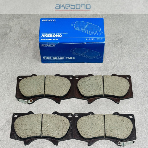 akebono阿基波罗陶瓷刹车片皮普拉多汉兰达凯美瑞卡罗拉皇冠RAV4 - 图0