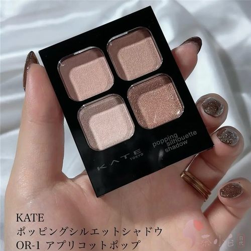 日本凯朵Kate四色眼影盘rd01透明be1卧蚕or1珠光pk1泪袋大地色mv1 - 图0