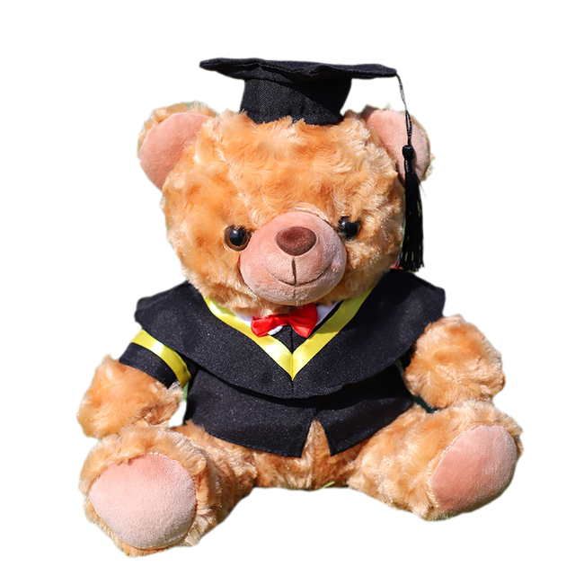 Doctor Bear Graduation Bear Plush Toy Bachelor Bear Doll