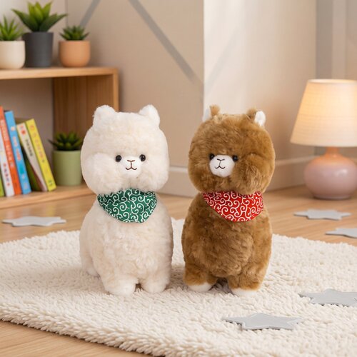 小羊驼玩偶公仔羊毛绒玩具陪伴睡觉沙发抱枕娃娃送男女生生日礼物 - 图0
