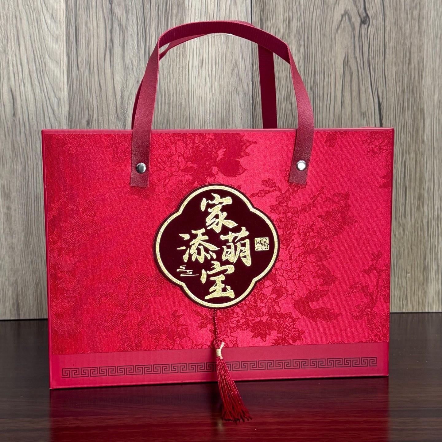 中式新款宝宝满月喜蛋礼盒家添萌宝瓦楞礼盒周岁百日宴伴手礼礼盒,淘宝优惠券,粉丝福利购,淘宝优惠卷