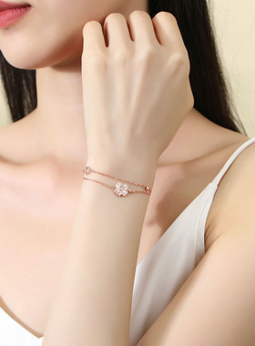 芳心四叶草手链女款轻奢小众设计