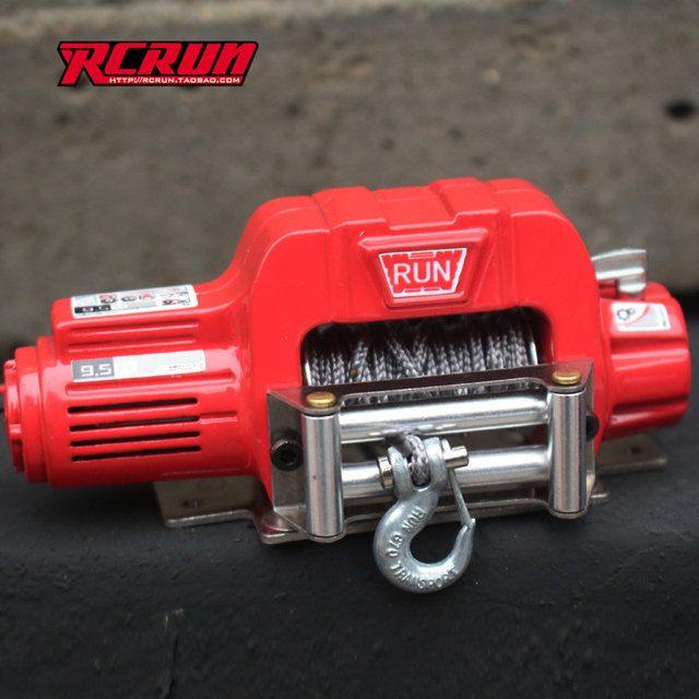 RCRUN 1 10 simulation model climbing car metal electric winch 90046 D90 SCX10 TRX-4