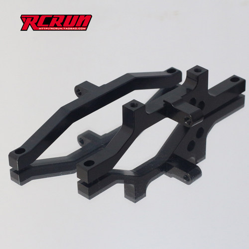 RCRUN 1:10模型车 攀爬车 M6系列改SCX10桥上舵机座 四代天桥座 - 图3