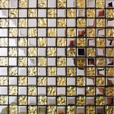 Серебряная стеклянная мозаика, касса для отеля, декор, зеркальный эффект