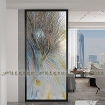Custom Engraving Art Glass Screen Partition Brief Modern Light Lavish Double-sided Light Transmission Toughened Livingroom Genguan Doors And Windows