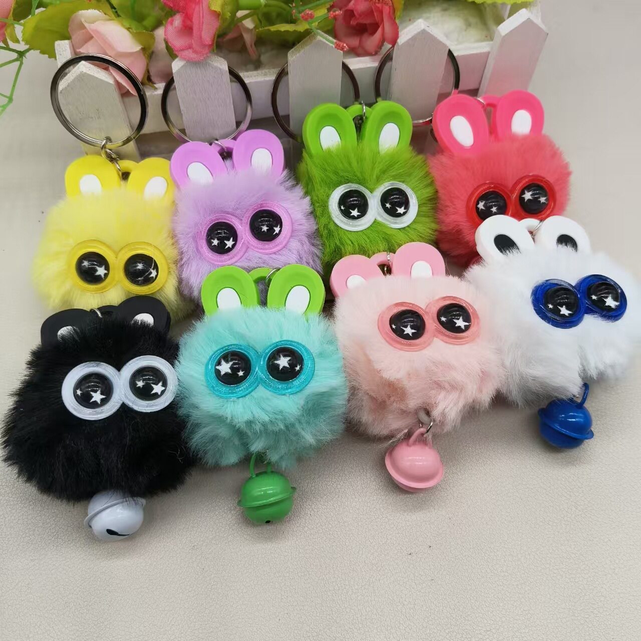 开学季班级分享礼品幼儿园礼物小学生生日分享文具创意兔子钥匙扣