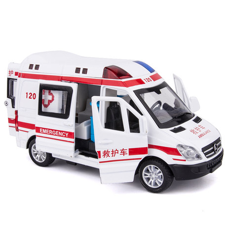 toy ambulance with doors that open